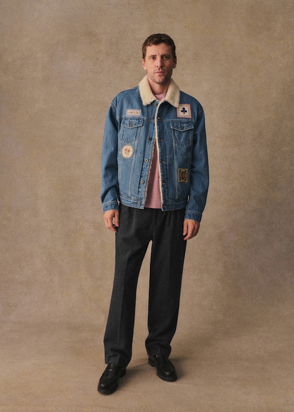 Sampler Octobre x Antoinette Poisson Blouson - Washed Blue