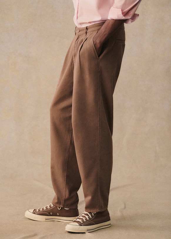 Stewart Pants - Brown - Organic cotton - organic textile Stewart Pants - Brown - Organic cotton - organic textile