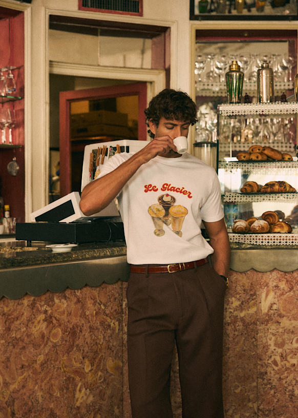 Le Glacier T-Shirt - White - Organic cotton - organic textile - Sézane