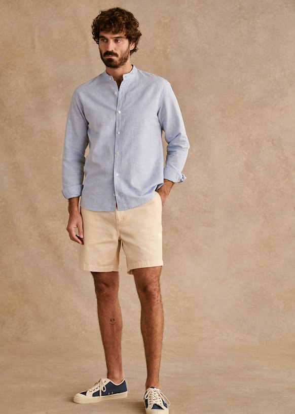 Tiber Shorts - Faded green - Organic cotton - organic textile - Sézane