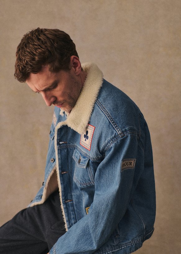 Sampler Octobre x Antoinette Poisson Blouson - Washed Blue