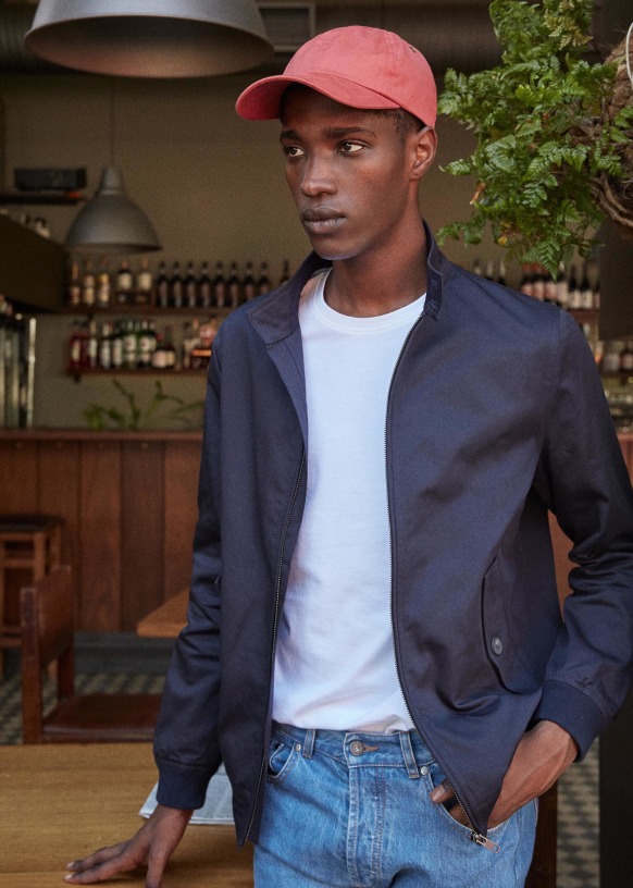 Pierce Jacket - Navy - Cotton - Sézane