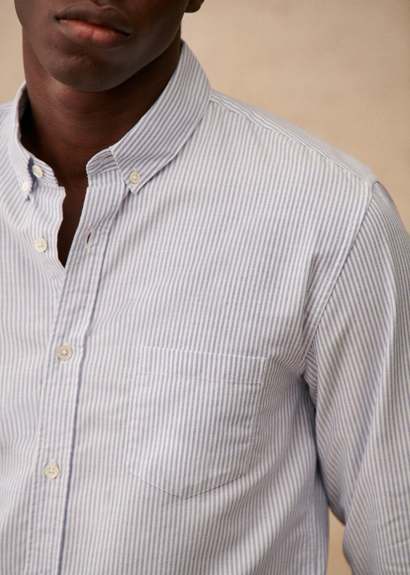 Chemise bleue homme - Confort et qualité