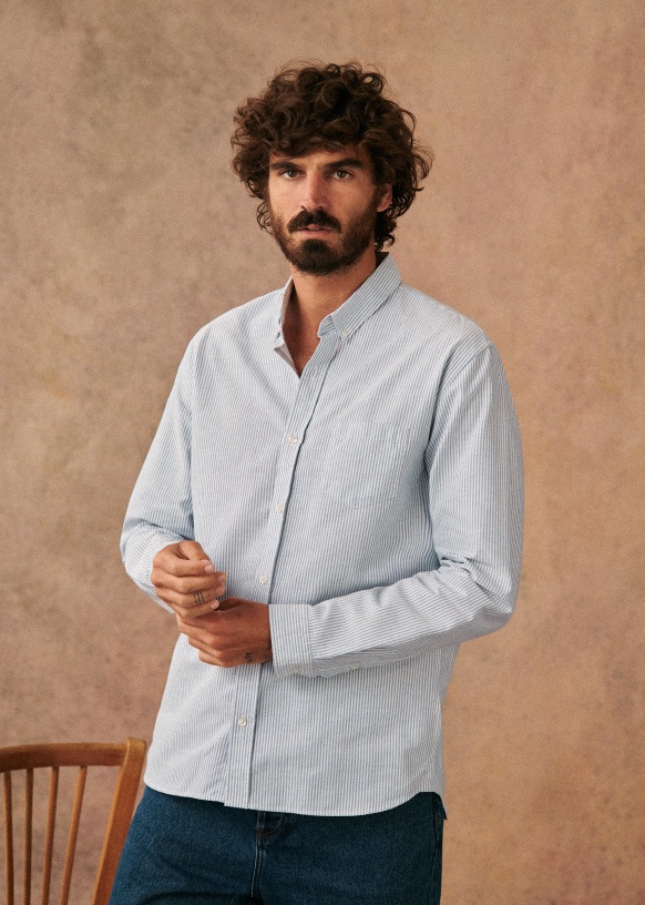Casual oxford shirt deals