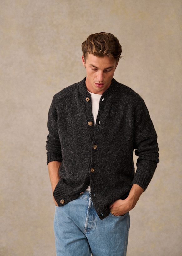 Trudel Cardigan - Charcoal Grey