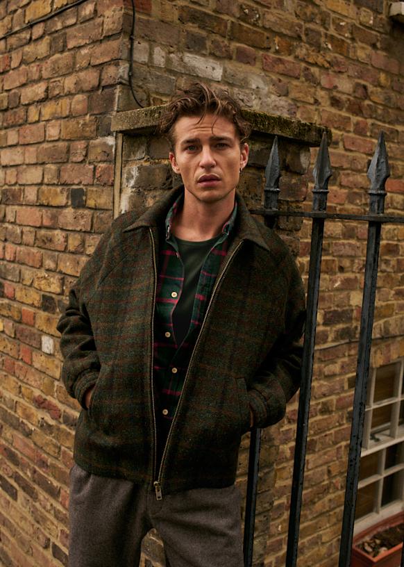 Tweed blouson jacket 2025