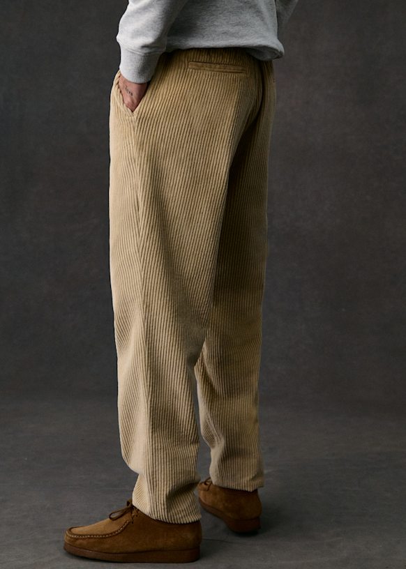 Danny Velvet Trousers - Dark Green - Organic cotton - organic