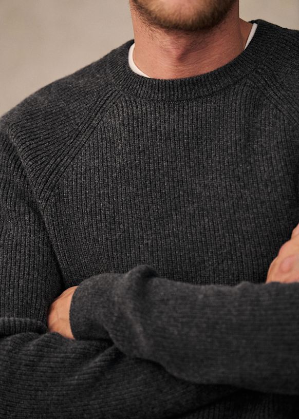 RHC Gradation Knit Pullover charcoal 美品 RHC Gradation Knit Pullover charcoal 美品