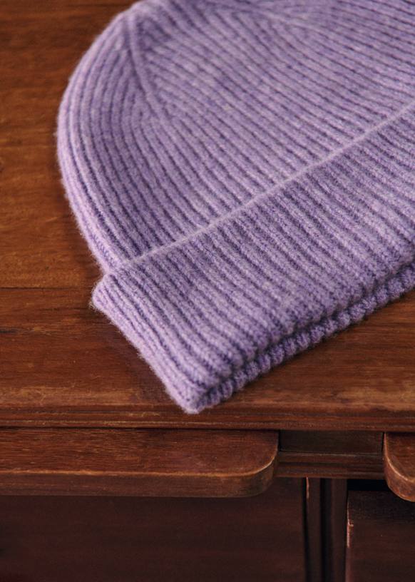 Turner Beanie - Dark Red - Wool - Octobre Éditions