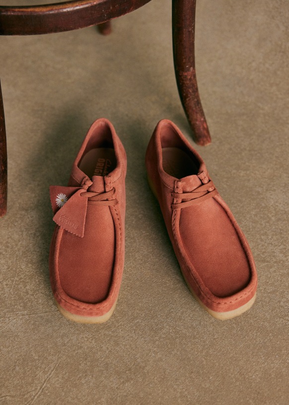 Clarks - Wallabee Loafers - Terracotta Sde - Leather - Octobre 