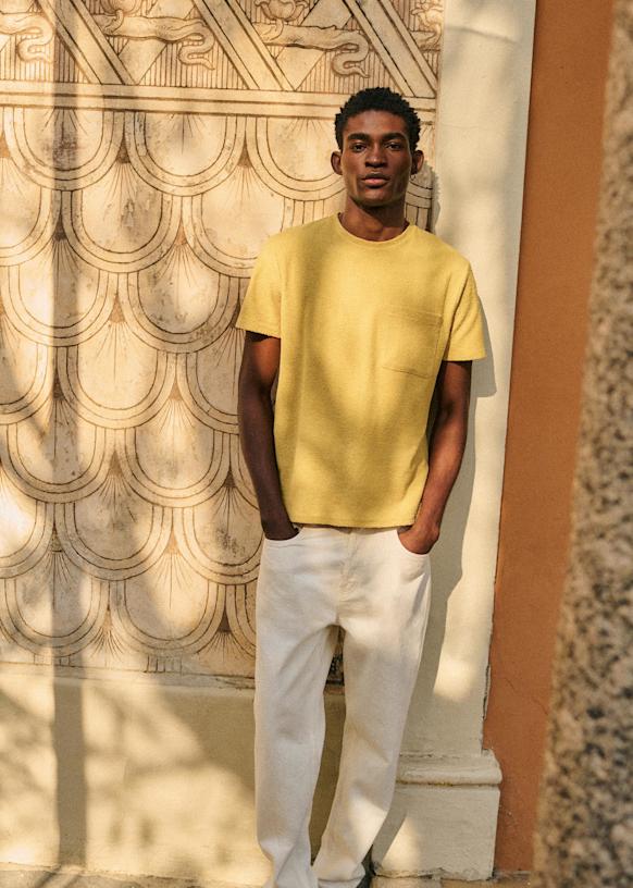 Barlo T-Shirt - Yellow - Organic cotton - organic textile - Octobre ...
