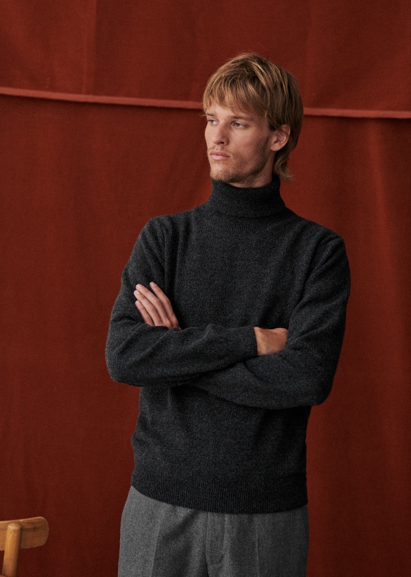 Kyle Sweater Ecru Merino Wool Sézane