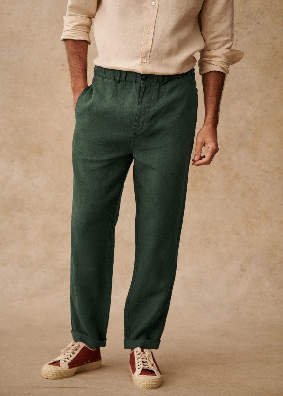 Pantalon vert foncé 2025