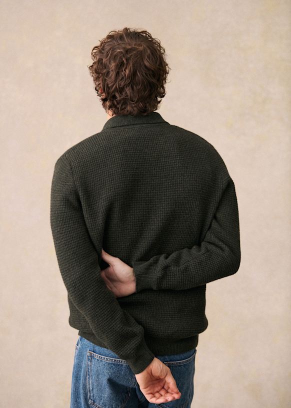 Boldy Sweater - Charcoal Grey - Wool - Sézane