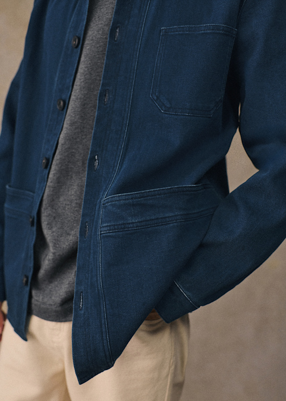 Will Jacket - Washed Black - Organic cotton - organic textile - Sézane