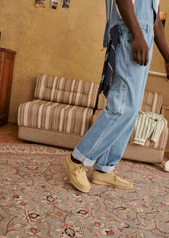 Robby Dungarees - Faded Denim - Organic Cotton - Sézane