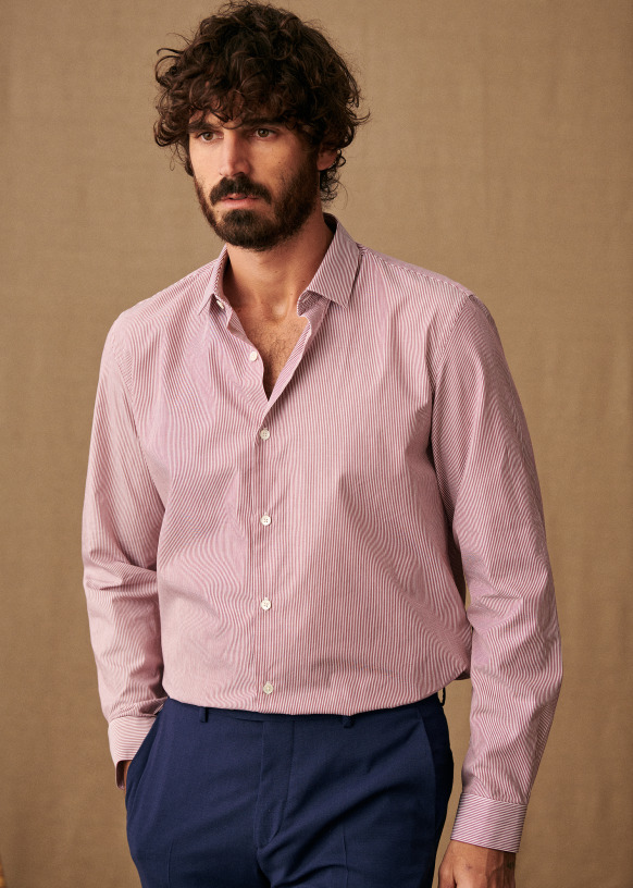 Short Nicolo - Righe blu - Cotone biologico - Sézane