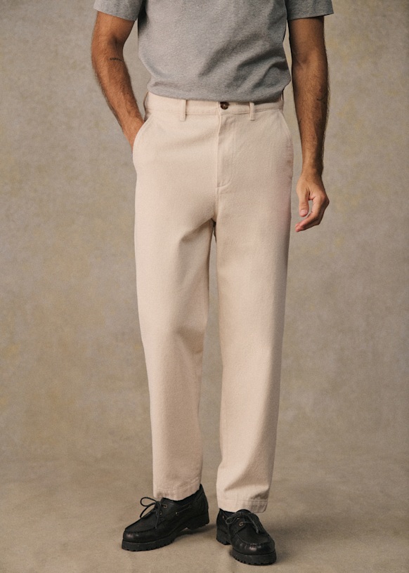 Hubbell Chino - Ecru - Cotton - Sézane