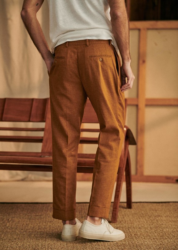 Young Pants - Camel - Cotton - Octobre Éditions