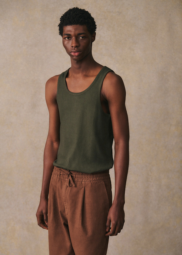 Silas Top - Mottled Grey - Organic cotton - organic textile