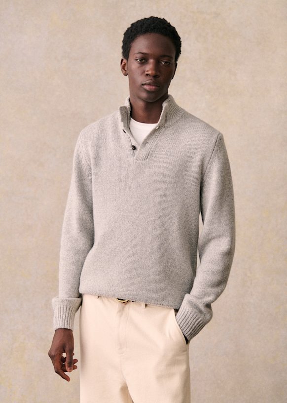 Grey marl sweater deals