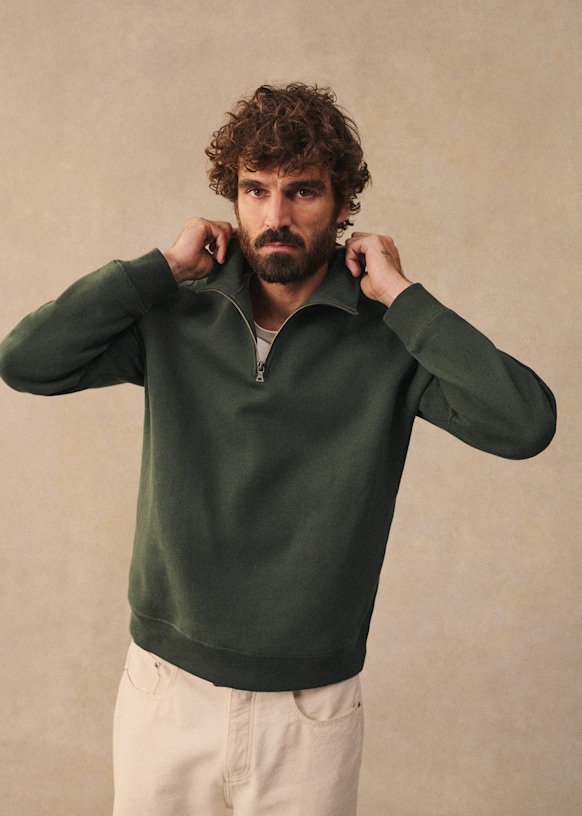 Wesson Sweatshirt - Rust - Organic Cotton - Sézane