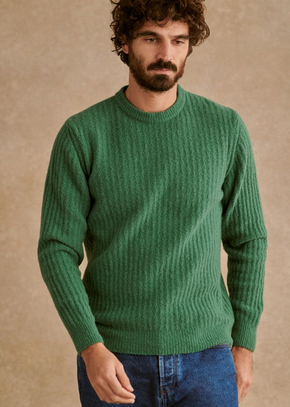 Men Pullover Sweater SG100 - Green