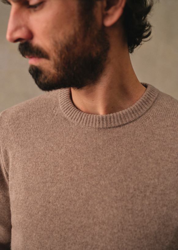 Flynnセーター - ベージュ - ウール - Sézane