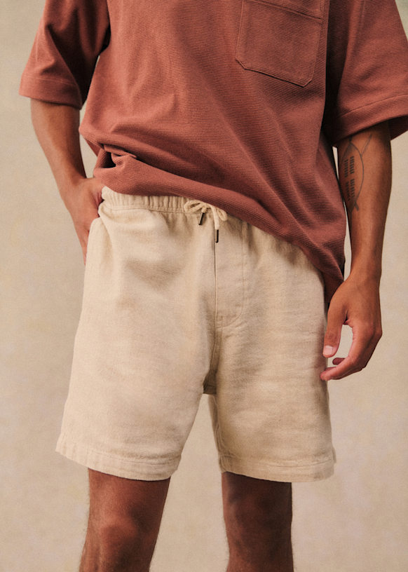 新品　ORIMI FETISH SHORT SLACKS 1 Xx Chino Authentic Relaxed Seersucker 8