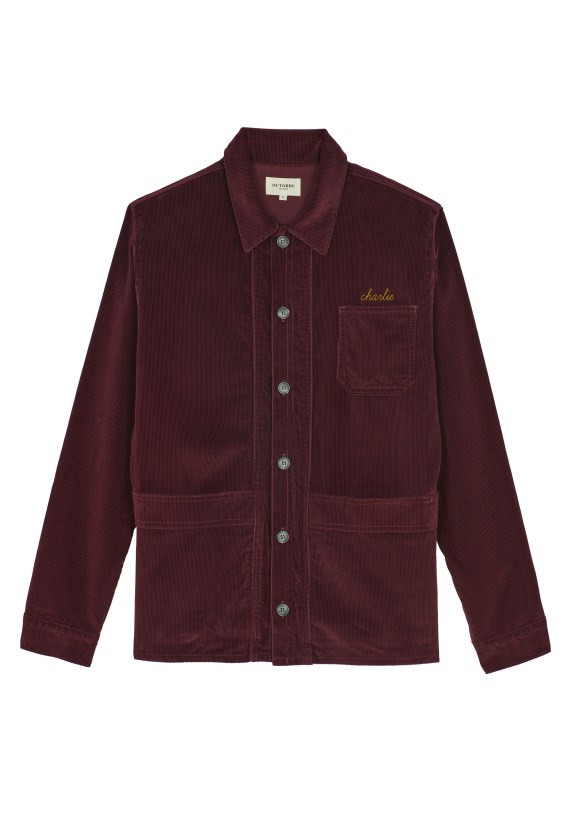 Corduroy Will Jacket - Midnight Blue - Organic Cotton - Sézane Corduroy Will Jacket - Midnight Blue - Organic Cotton - Sézane