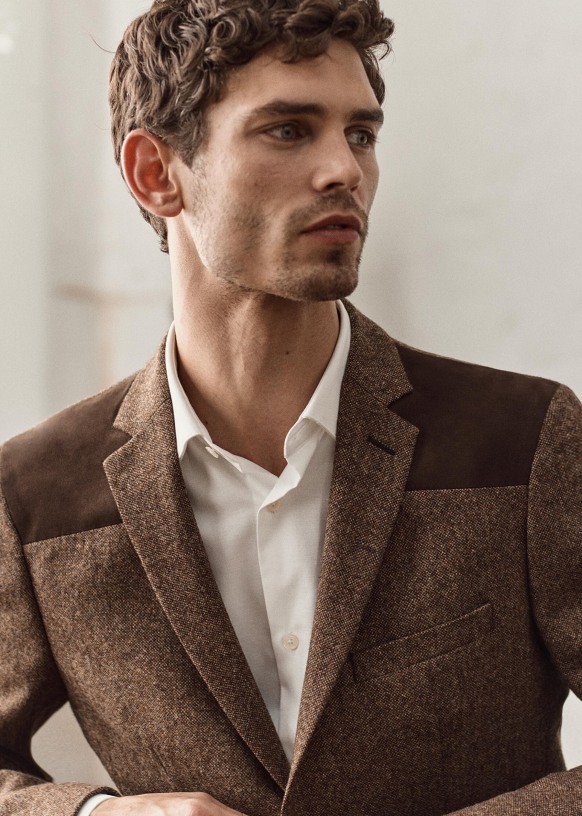 Llyod jacket - Brown Tweed - Wool - Sézane