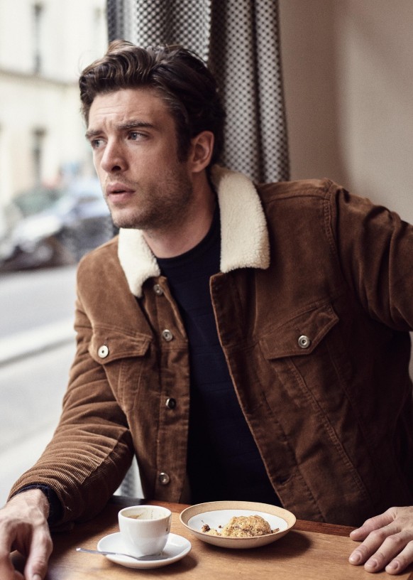 Andrew Blouson Camel Cotton S zane
