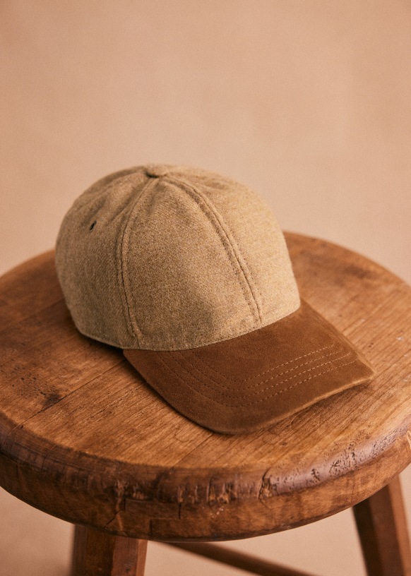 Scaddle Cap Camel Wool Sezane
