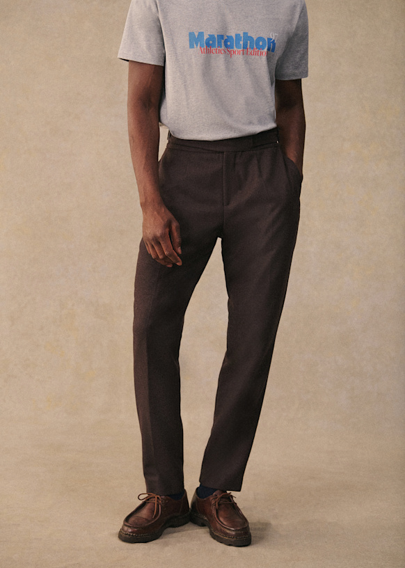 Terence Straight Pants Brown