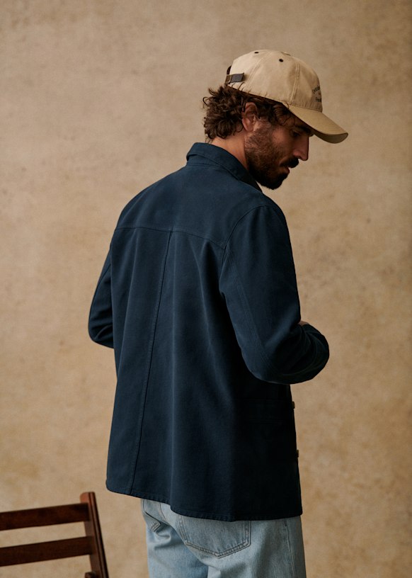 Will Jacket - Denim Blue - Organic cotton - organic textile - Sézane