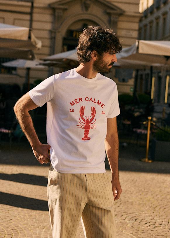 Mer Calme T-Shirt - White - Organic cotton - organic textile
