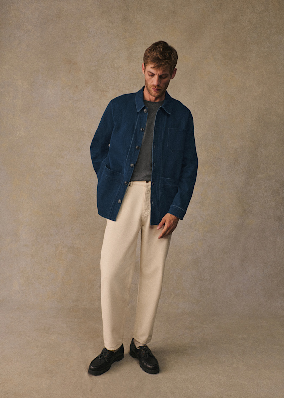 Will Jacket - Denim Blue - Organic cotton - organic textile