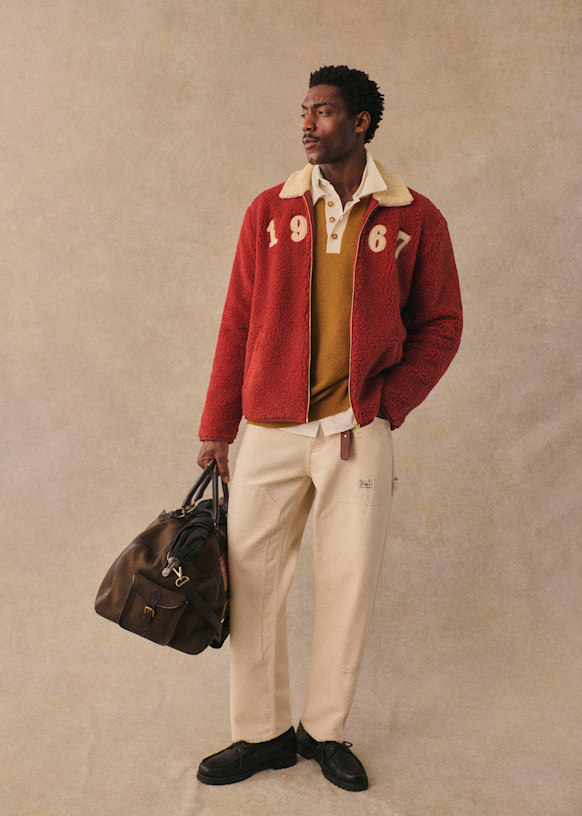 Octobre x Clovis Rétif Blouson - Red - GRS certified recycled