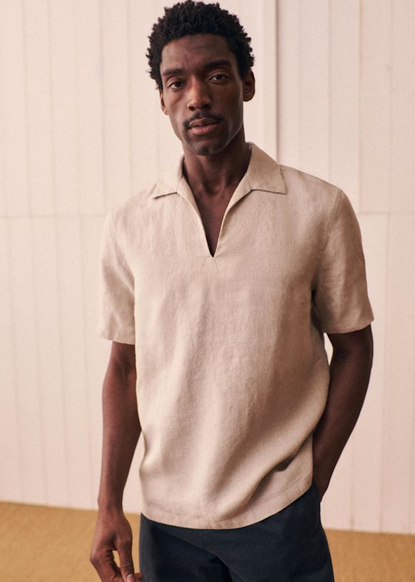 anton Tunic - Beige - Linen - Octobre Éditions