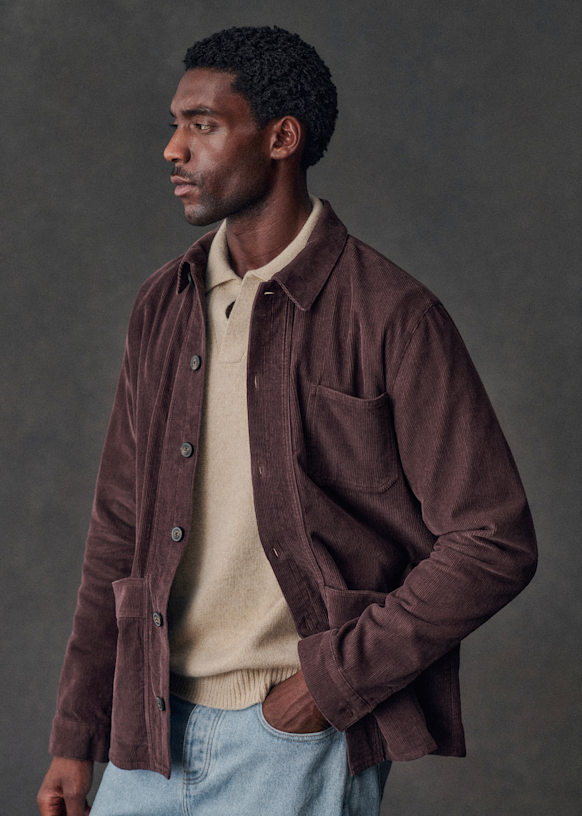 Corduroy Will Jacket - Dark Brown - Organic cotton - organic