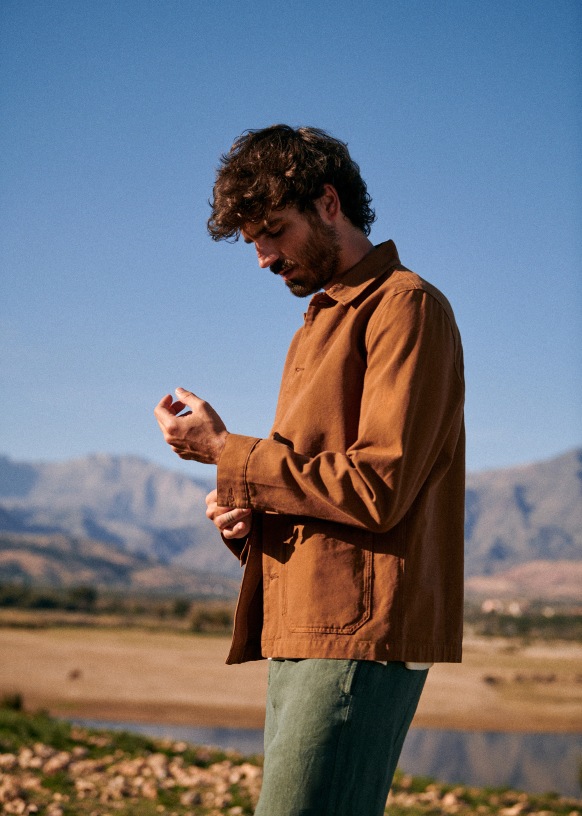 Veste Tim Vert Coton Biologique Octobre Editions