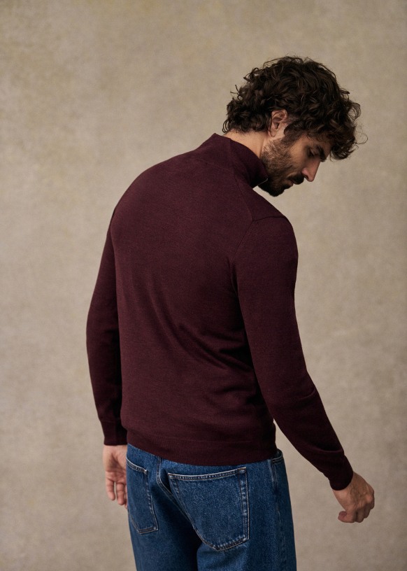 Matthis Sweater - Navy - Merino Wool - Octobre Éditions