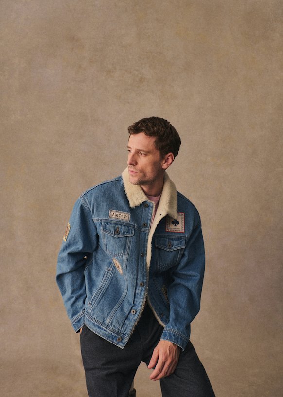 Sampler Octobre x Antoinette Poisson Blouson - Washed Blue