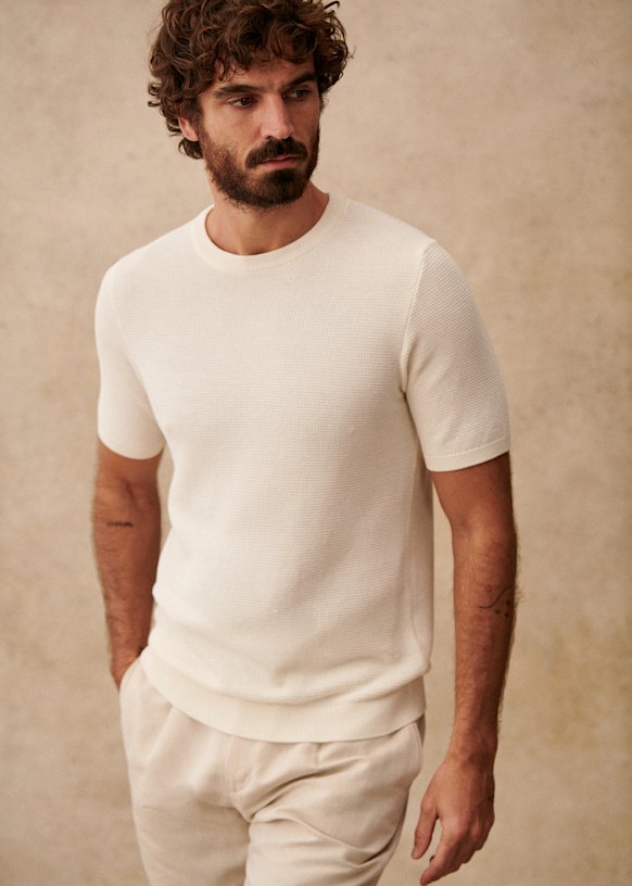 Simeone Mesh T-Shirt - White