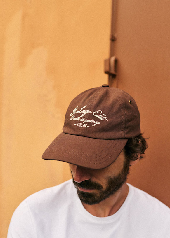 Il Lago Edit Cap - Brown - Organic cotton - organic textile - Sézane