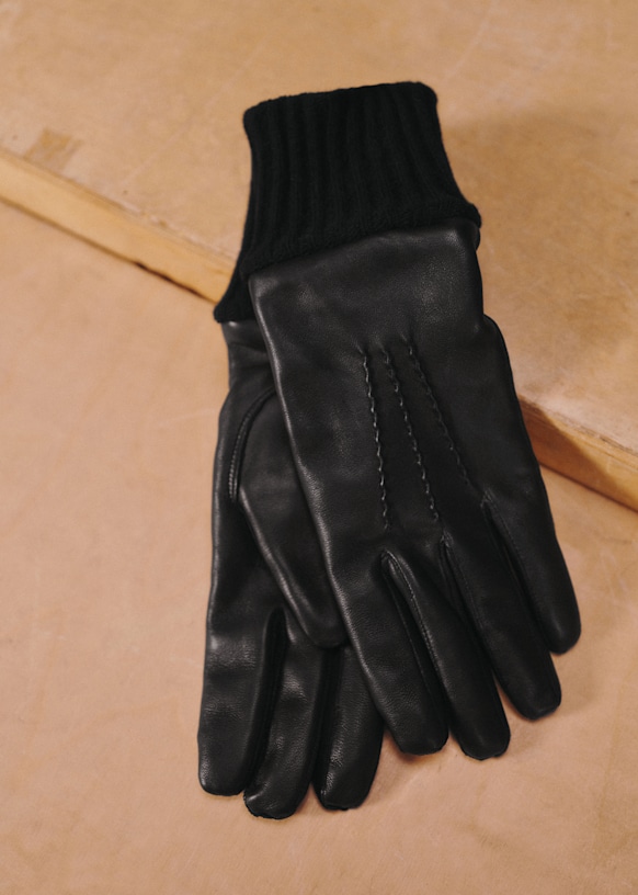 Daze Gloves - Brown - Leather - Sézane