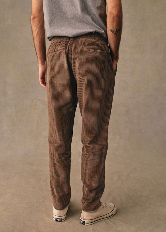 Danny Velvet Trousers - Dark Green - Organic cotton - organic