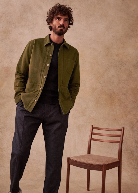 Jacke Will - Blau Denim - Biologische Baumwolle - biologische