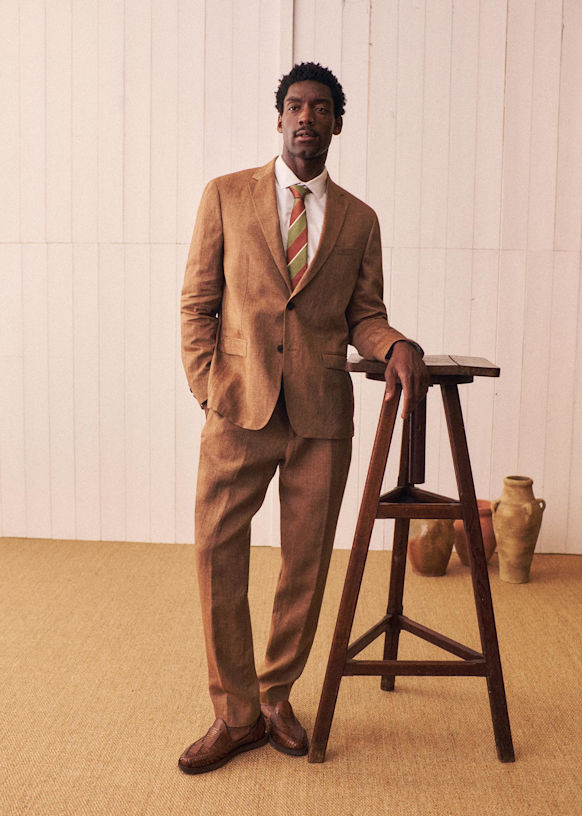 Terence Straight Pants - Sea Green - Linen - Sézane