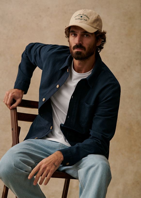 Will Jacket - Denim Blue - 0rganic cotton - textile made